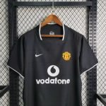 03-04 Retro Manchester United Away Kit Jersey Football Shirt S-XXL - Image 5