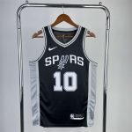 San Antonio Spurs Victor Wembanyama #1 Black 2022/23 Swingman Jersey - Icon Edition - Image 4