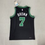 Boston Celtics Jayson Tatum #0 Jordan Black 2022/23 Statement Edition Swingman Jersey - Image 6