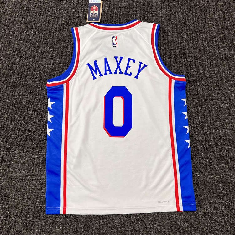 f2f718a1 Philadelphia 76ers Joel Embiid #21 White 22/23 Swingman Jersey - Association Edition - Image 6