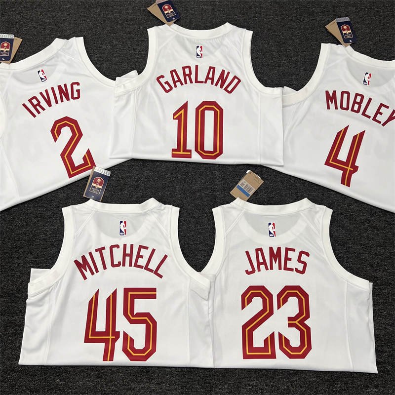 f6745981 Cleveland Cavaliers Evan Mobley #4 White 2022/23 Swingman Jersey - Association Edition - Image 2