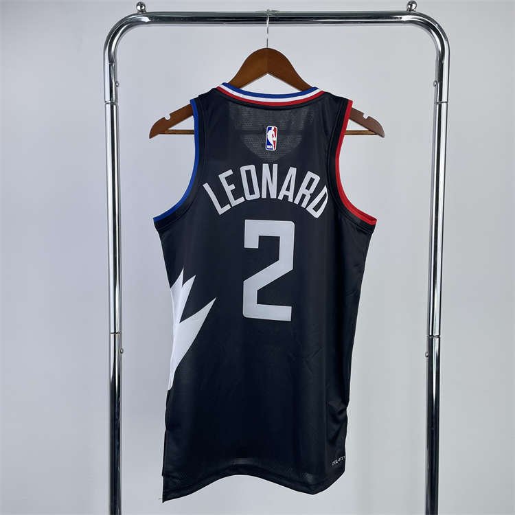 fb7c0279 Los Angeles Clippers Kawhi Leonard #2 Jordan Brand Black 2022/23 Statement Edition Swingman Jersey - Image 9