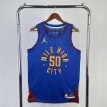 Denver Nuggets Nikola Jokic #15 Jordan Brand Blue 2022/23 Swingman Jersey - Statement Edition - Image 9