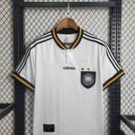 96 Germany Home Kit Retro Jersey Football Shirt - Image 3