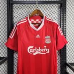 08-09 Liverpool Home Kit Retro Jersey Football Shirt S-XXL - Image 6