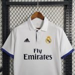 16-17 Real Madrid Home Kit Retro Jersey Football Shirt S-XXL - Image 5
