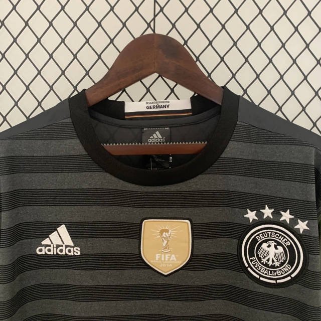 1 (4) 16 Germany Away Kit Retro Jersey Football Shirt - Image 4