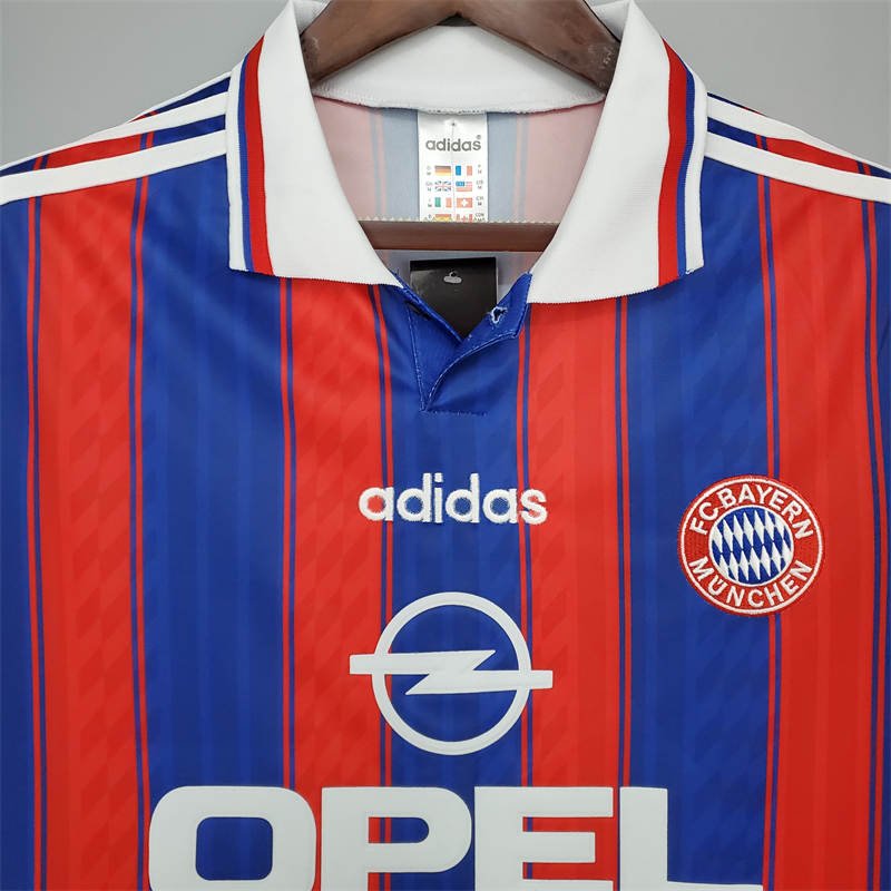 20210513_230555 95-97 Bayern Munich Home Kit Retro Jersey Football Shirt - Image 3