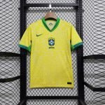 24-25 Brazil Home Kit (Fans Version) Jersey Football Shirt