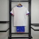 24-25 Kids France Away Kit Jersey Football Size 16-28 - Image 2