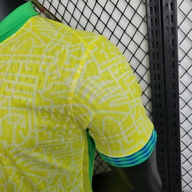 empty-placeholder.webp (12) 24-25 Brazil Home Kit (Player Version) Jersey Football Shirt - Image 7