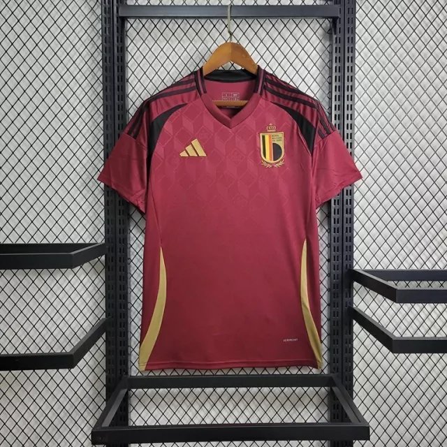 empty-placeholder.webp 24-25 Belgium Home Kit (Fans Version) Jersey Football Shirt - Image 1