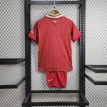24-25 Kids Liverpool Home Kit Jersey Football Size 16-28 - Image 2