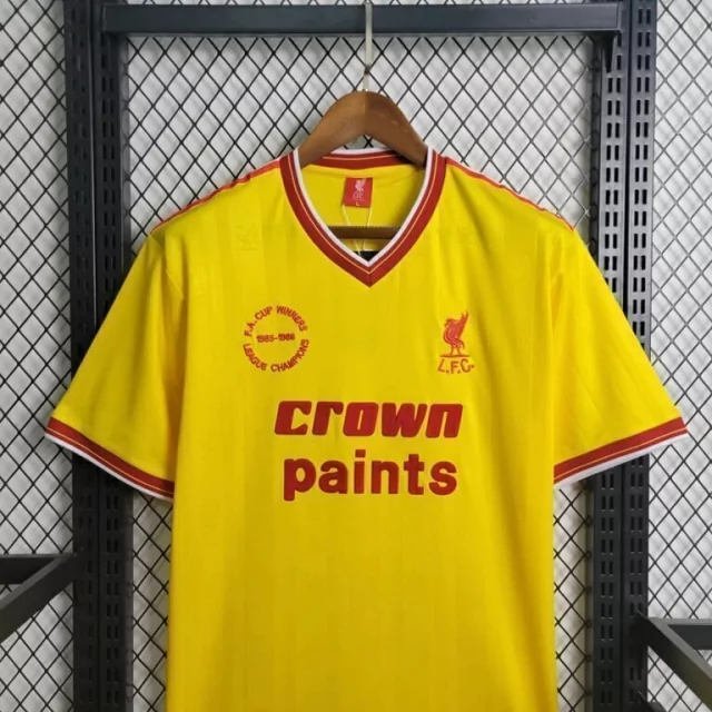 empty-placeholder.webp (3) 85-86 Liverpool Away Kit Retro Jersey Football Shirt S-XXL - Image 4