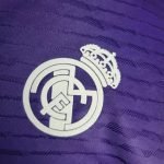 (Player Version) 23-24 Real Madrid Kit Y3 Purple Jersey  Football Shirt - Image 4