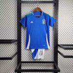 24-25 Kids Italy Home Kit Jersey Football Size 16-28