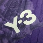 (Player Version) 23-24 Real Madrid Kit Y3 Purple Jersey  Football Shirt - Image 5
