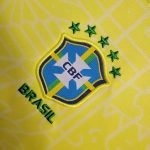 24-25 Kids Brazil Home Kit Jersey Football Size 16-28 - Image 5