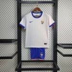 24-25 Kids France Away Kit Jersey Football Size 16-28