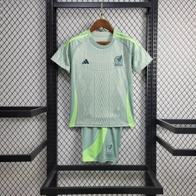 empty-placeholder.webp 24-25 Kids Mexico Away Kit Jersey Football Size 16-28 - Image 1