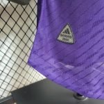 (Player Version) 23-24 Real Madrid Kit Y3 Purple Jersey  Football Shirt - Image 6