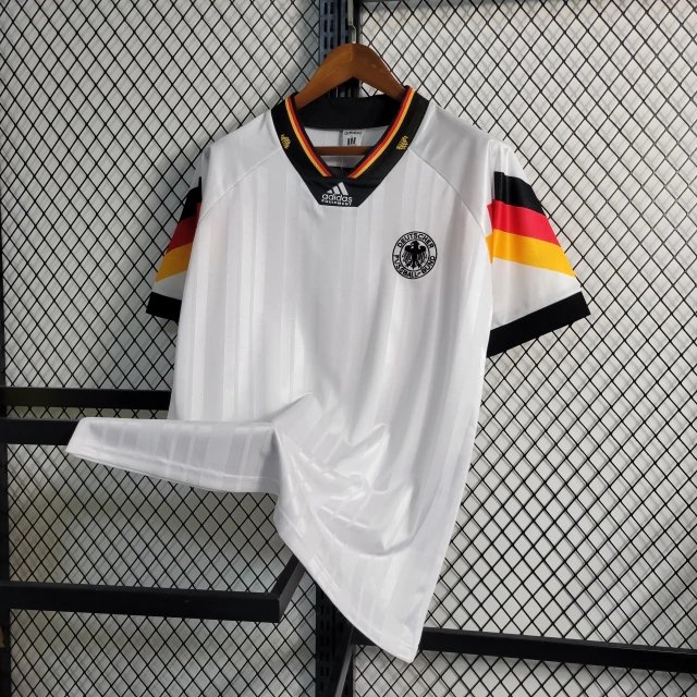 empty-placeholder.webp (1) 1992 Germany Home Kit Retro Jersey Football Shirt - Image 3