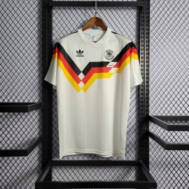 empty-placeholder.webp 1990 Germany Home Kit Retro Jersey Football Shirt - Image 1