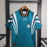 1996 Germany Away Kit Retro Jersey Football Shirt - Image 6