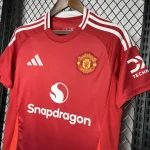 24-25 Manchester United Home Jersey (Fans Version) Football Shirt - Image 3