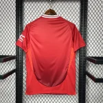 24-25 Manchester United Home Jersey (Fans Version) Football Shirt - Image 2