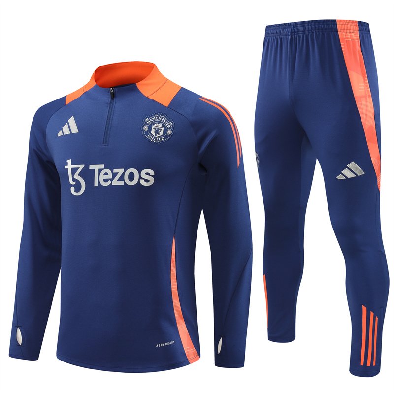0 (1) Tracksuit Manchester United Training Kit (Top and Pant)-ASD#MU090 - Image 1