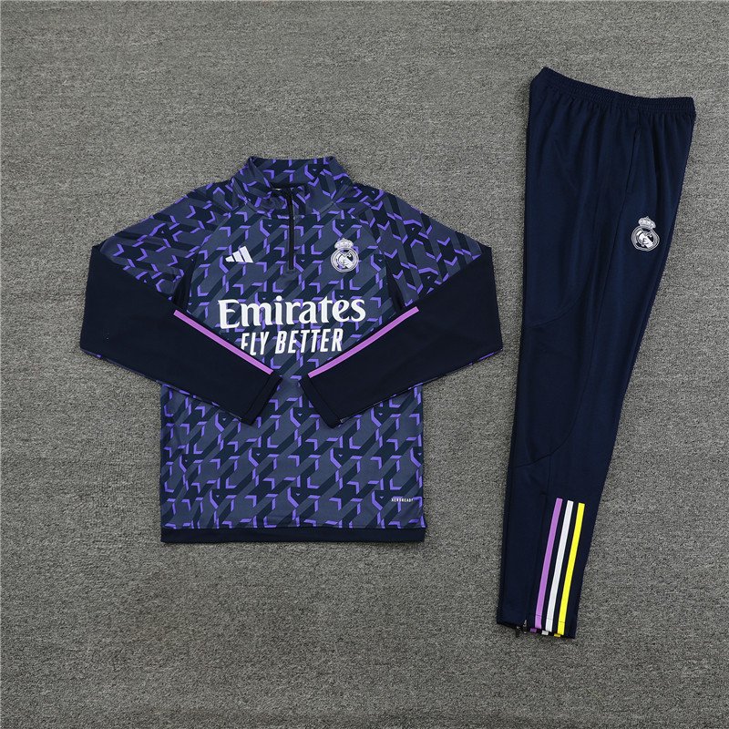 0 (2) Tracksuit Real Madrid Training Kit (Top and Pant)-ASD#RM14 - Image 3