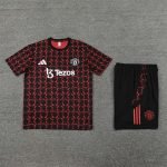 Manchester United Training Kit (Top+Shorts)-ASD#MU021 - Image 3