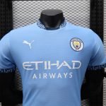 (Player Version) 24-25 Man City Home Kit Jersey Football Shirt - Image 9