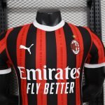 [Player Version] 24-25 AC Milan Home Kit Jersey Football Shirt - Image 5