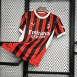 [Fans Version] 24-25 AC Milan Home Kit Jersey Football Shirt - Image 3