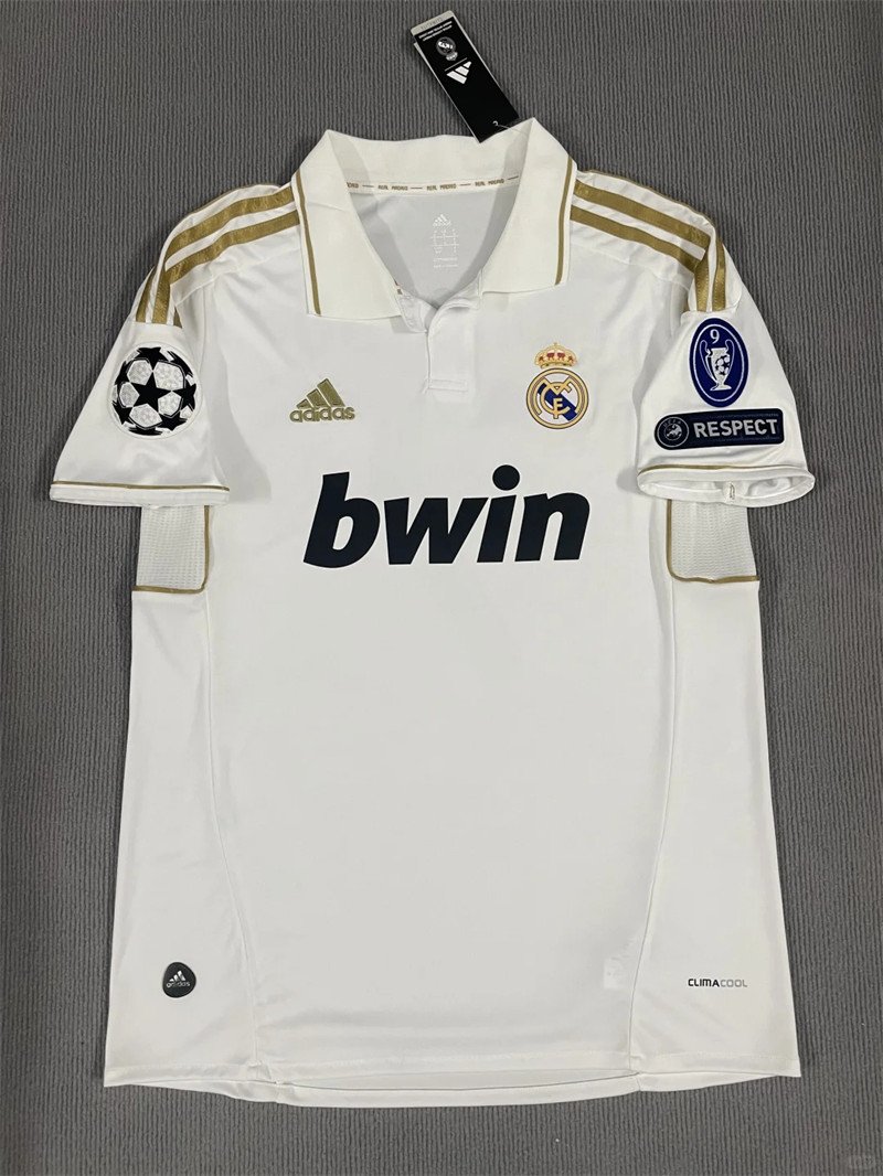 1 Ronaldo#7 Real Madrid Home Kit Retro Jersey 11-12 Football Shirt YH - Image 2