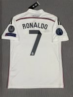 Ronaldo#7 Real Madrid Home Kit Retro Jersey 14-15 Football Shirt YH