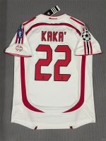 Kaka#22 AC Milan Away Kit Retro Jersey Football Shirt 06-07 YH