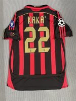 Kaka#22 AC Milan Home Kit Retro Jersey Football Shirt 06-07 YH