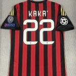 Kaka#22 AC Milan Home Kit Retro Jersey Football Shirt 13-14 YH