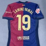 Lamine Yamal#19 Barcelona Home Kit Jersey [Player Version] Football Shirt 24-25 YH