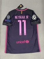 Neymar JR #11 Barcelona Away Kit Retro Jersey 16-17 Football Shirt YH