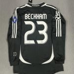 Beckham#23 Real Madrid Away Kit Retro Jersey 06-07 Football Shirt YH