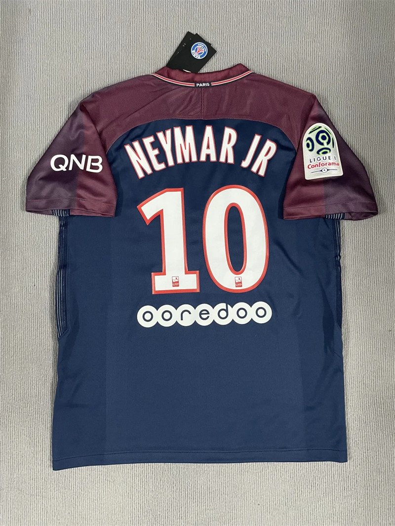 1 Neymar JR #10 PSG Away Kit Retro Jersey 17-18 Football Shirt YH - Image 1
