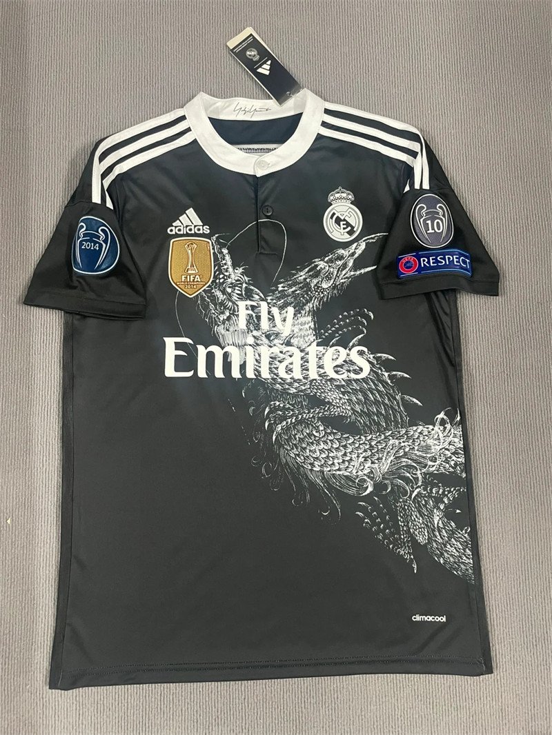 2 Ronaldo#7 Real Madrid Away Kit Retro Jersey 14-15 Football Shirt YH - Image 2