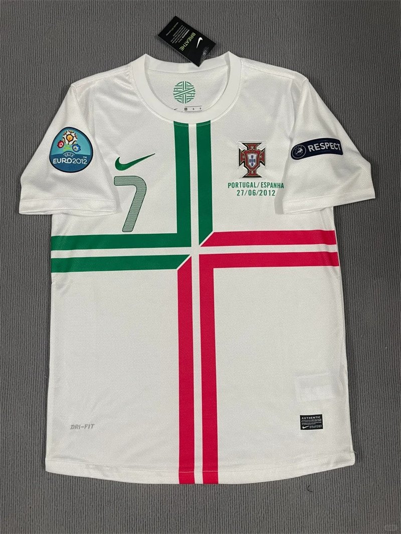2 Ronaldo#7 Portugal Away Kit Retro Jersey Football Shirt YH - Image 2