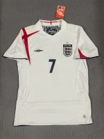 Beckham #7 England 2006 World Cup Home Kit Retro Jersey Football Shirt YH - Image 2