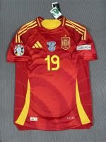 Lamine Yamal#19 Spain Home Kit Jersey Football Shirt YH - Image 2