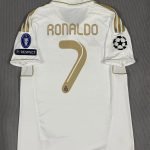 Ronaldo#7 Real Madrid Home Kit Retro Jersey 11-12 Football Shirt YH